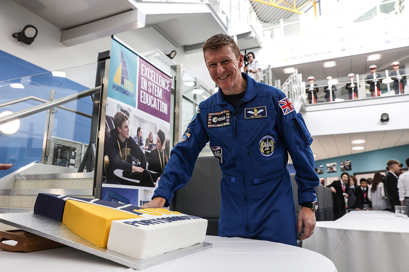 Astronaut Tim Peake meets star students as he opens RN-backed technical college