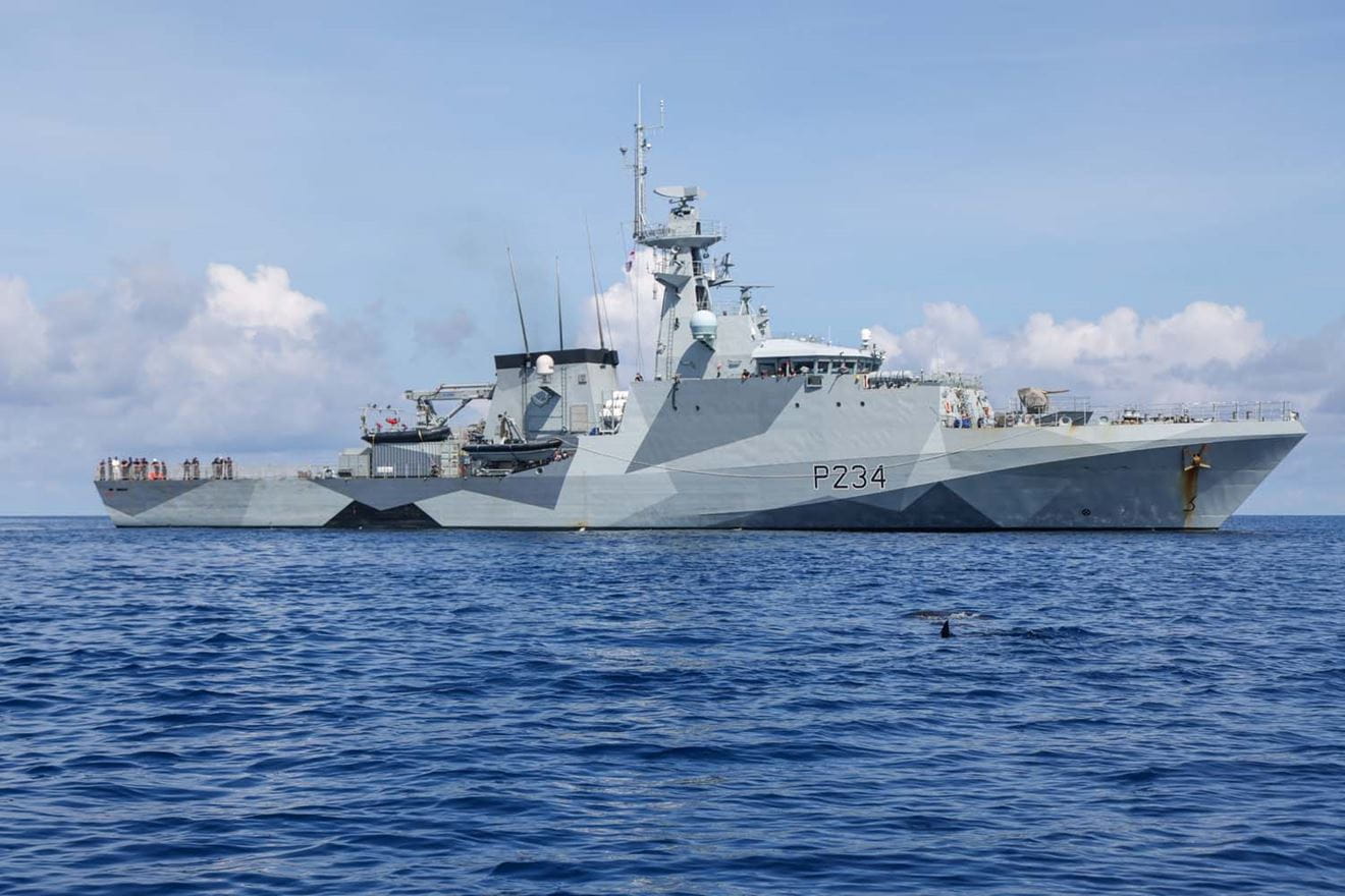HMS Spey. Picture: LPhot Unaisi Luke