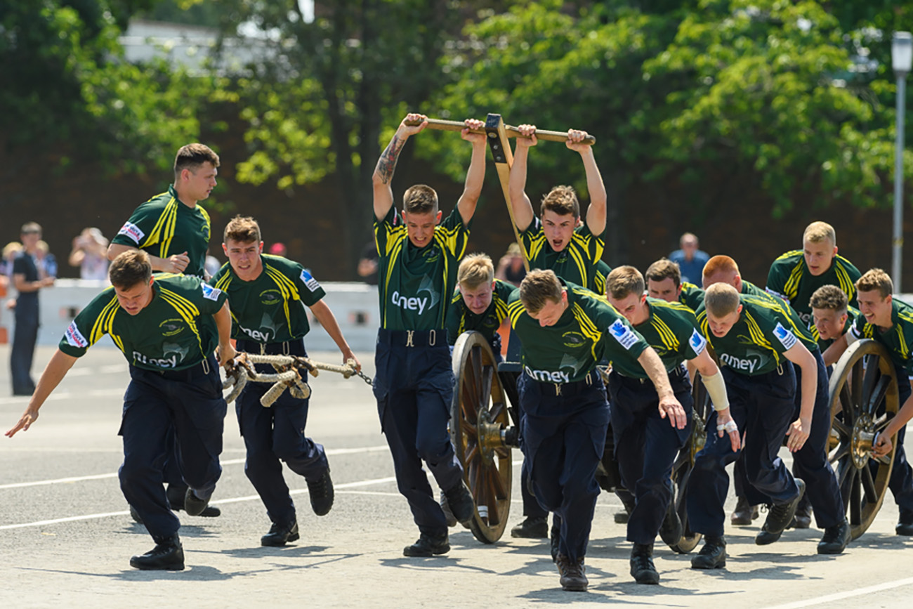 Junior Field Gunners compete in unique challenge