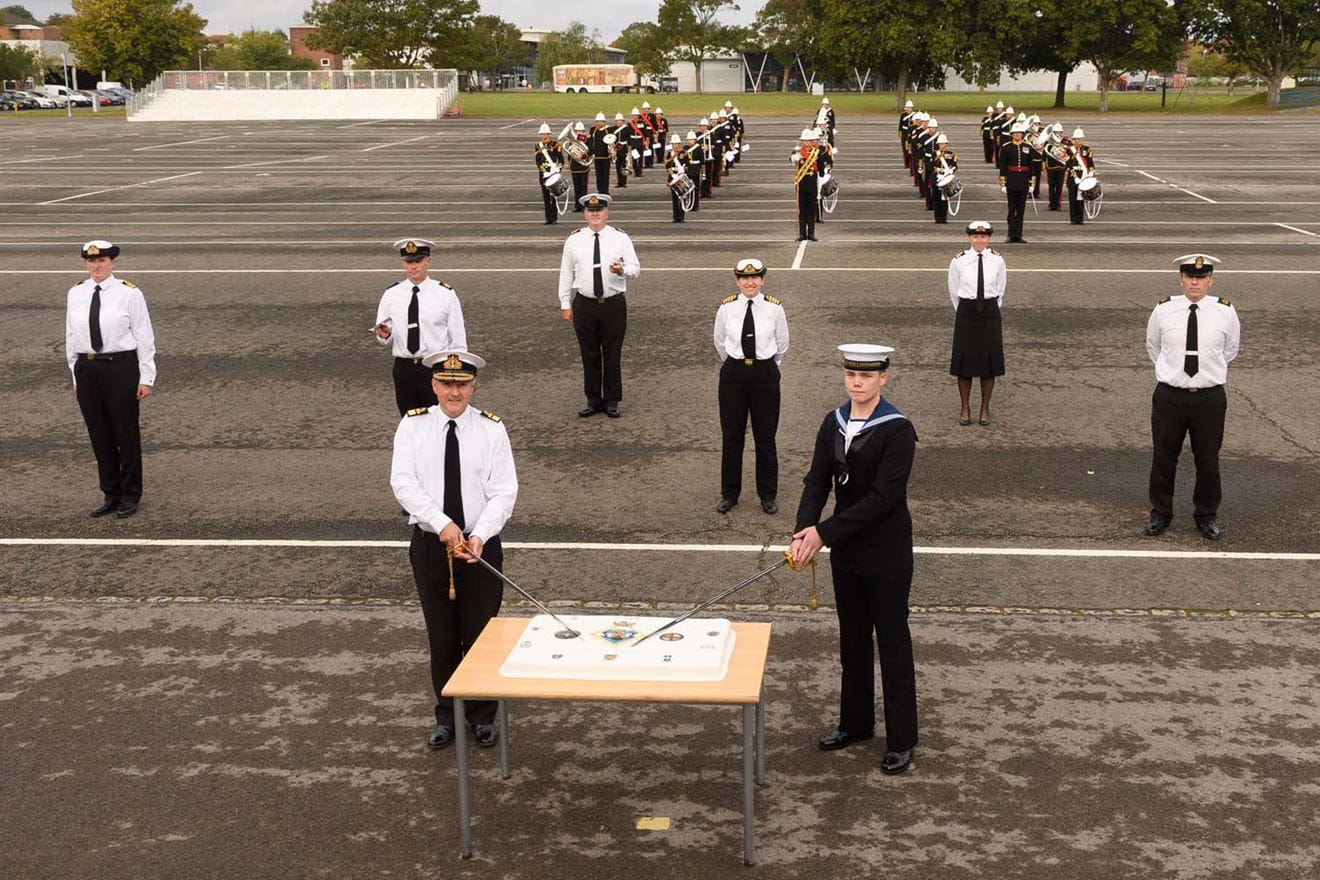 HMS Collingwood celebrates eighty years of training 