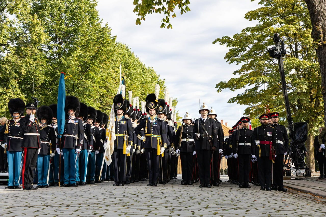 Royal Marines attended the funeral of the late King Harald V of Norway