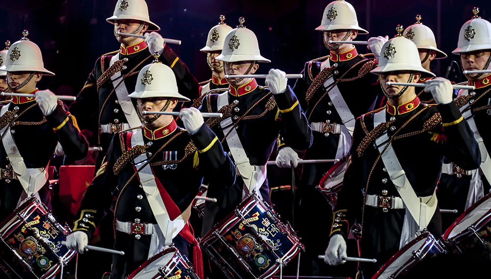 Royal-Navy-Organisation-Royal-Marines-Band-Service-05-Buy-Our-Music.jpg Close up of Royal Marines Band performing at the Royal Albert Hall