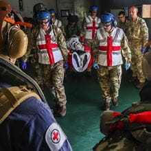 Transfer of the casualty