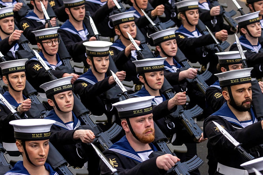 Royal-Navy-Our-People-Our-Values-04-value.jpg Several Royal Navy sailors marching