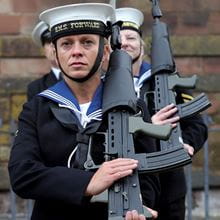 Royal-Navy-Our-People-Our-Values-06-commitment.jpg Parade guards from HMS Forward parade with guns