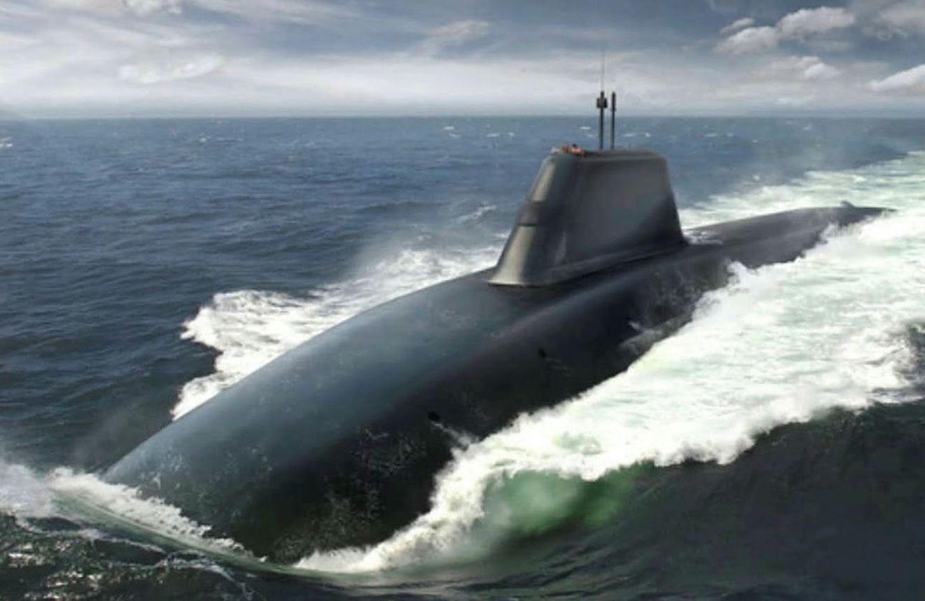 Artist's impression of Dreadnought Class submarine Artist's impression of Dreadnought Class submarine