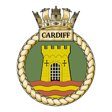 HMS Cardiff crest