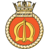 RN-SF-Badge-HMS Brocklesby.jpg HMS Brocklesby