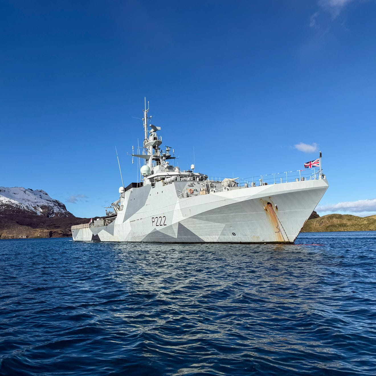 HMS Forth in South Georgia