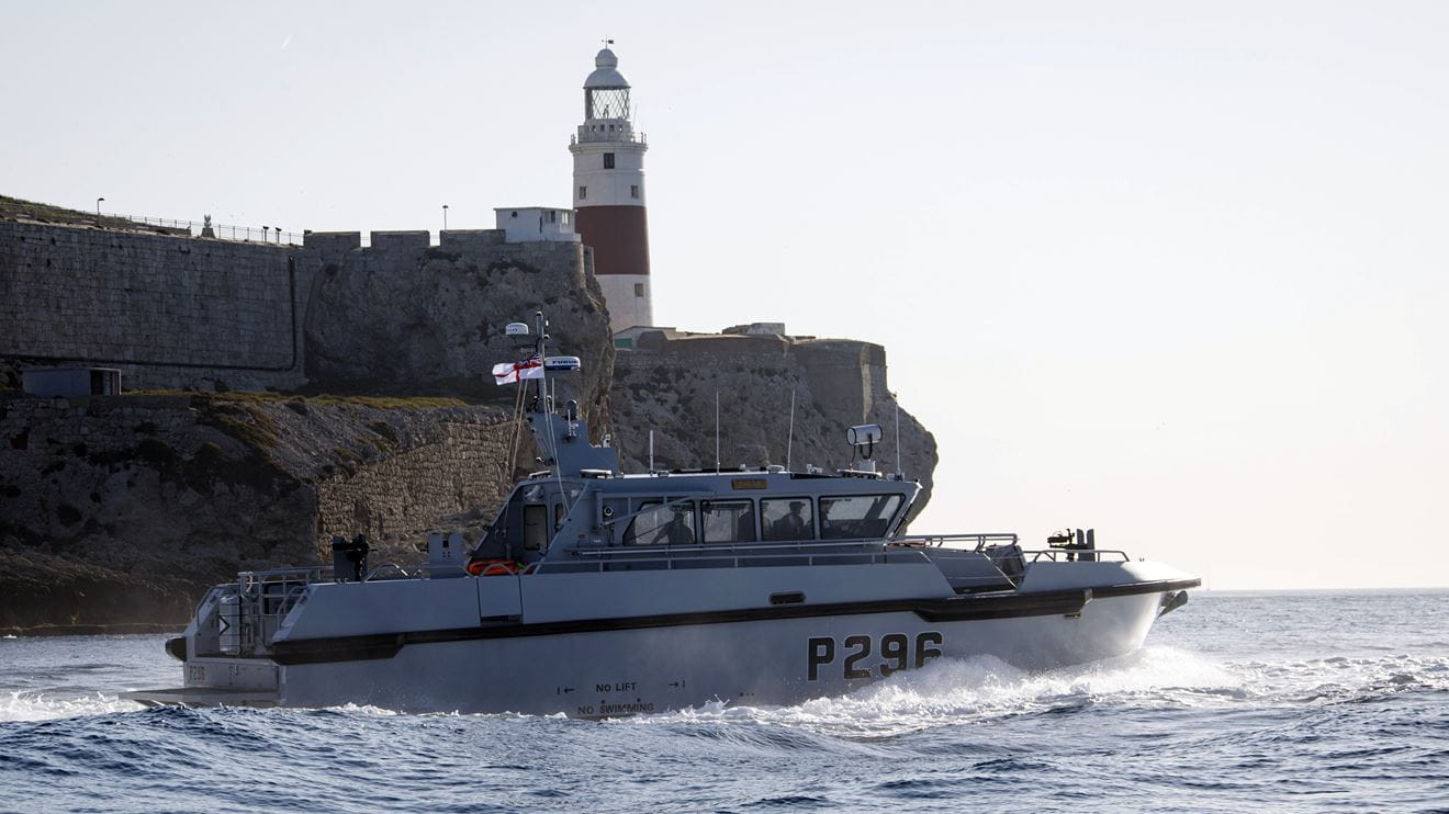 HMS Dagger in Gibraltar