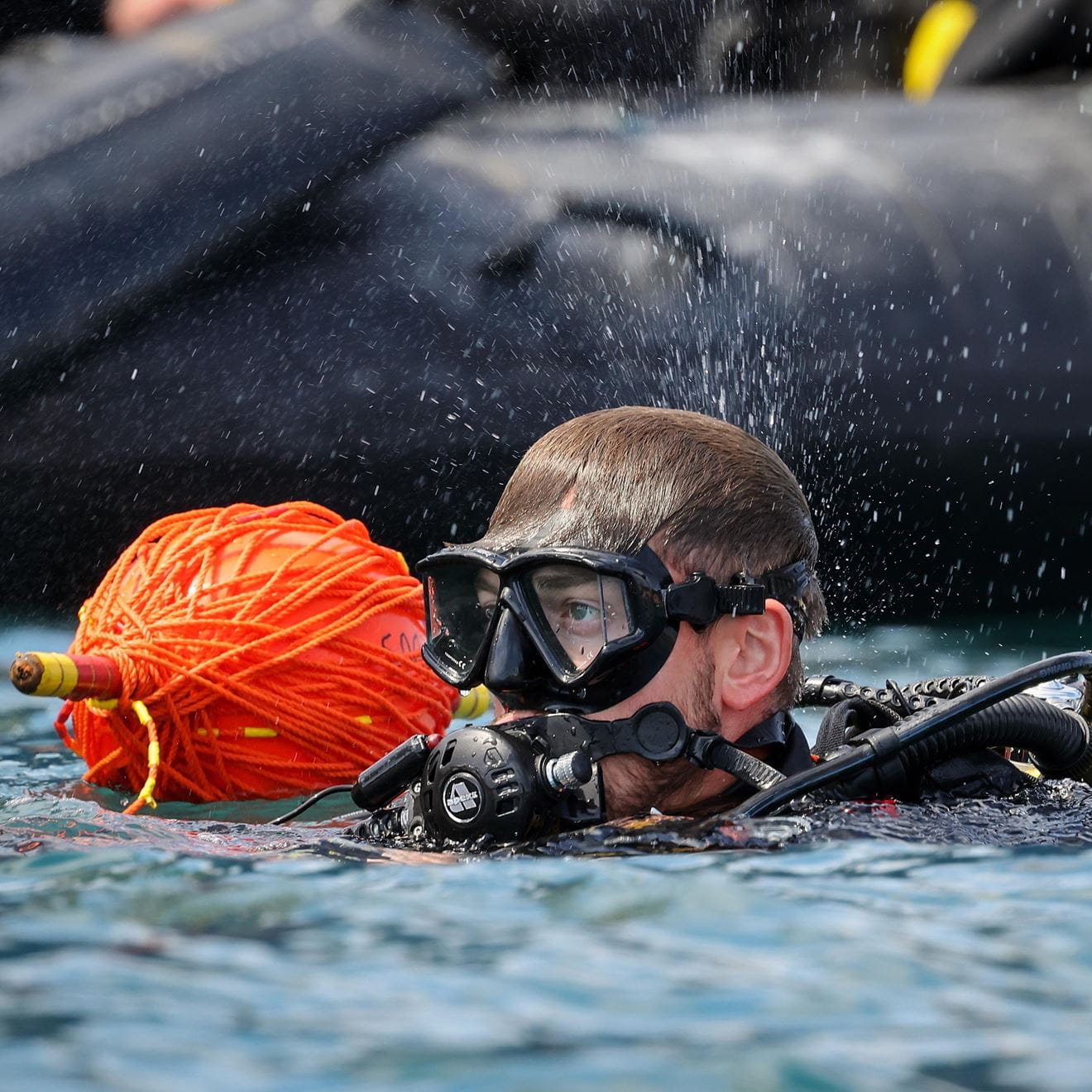 Echo Squadron Diver in water