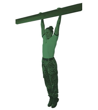 get fit to join royal marines knees to chest step one