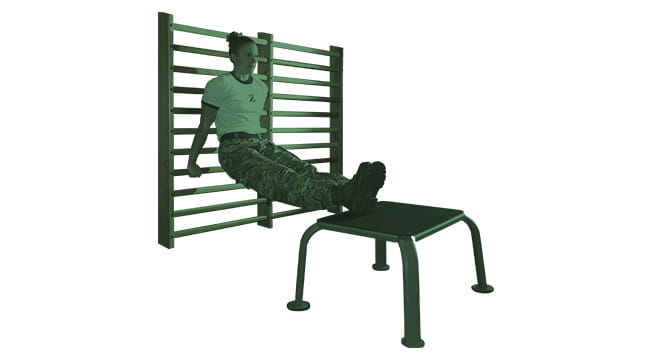 get fit to join royal marines tricep dips step one