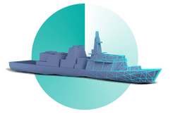 Frigate Type 23 Render