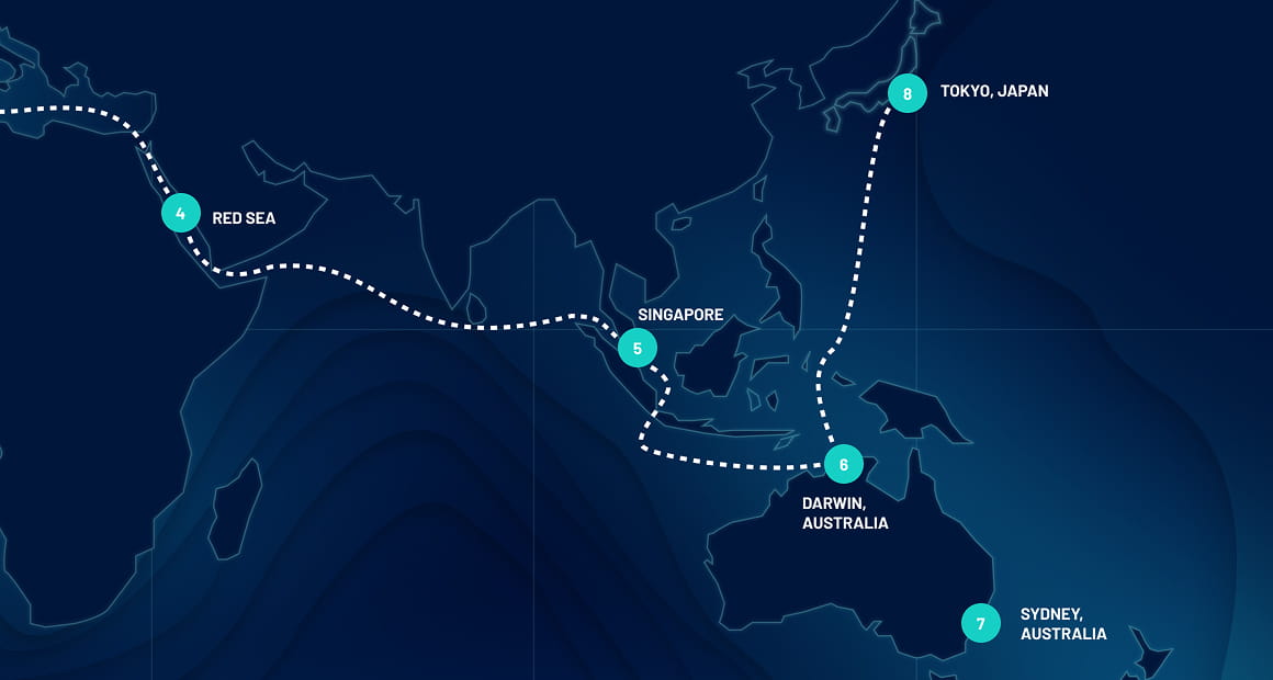 Day 132 CSG route map