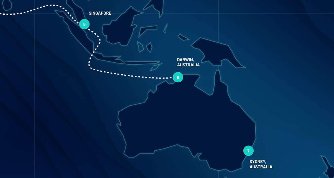 Day 95 CSG route map