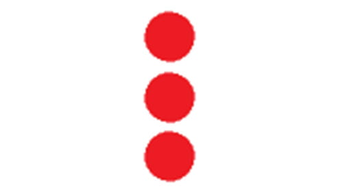 A diagram of a signal for port closure - all red