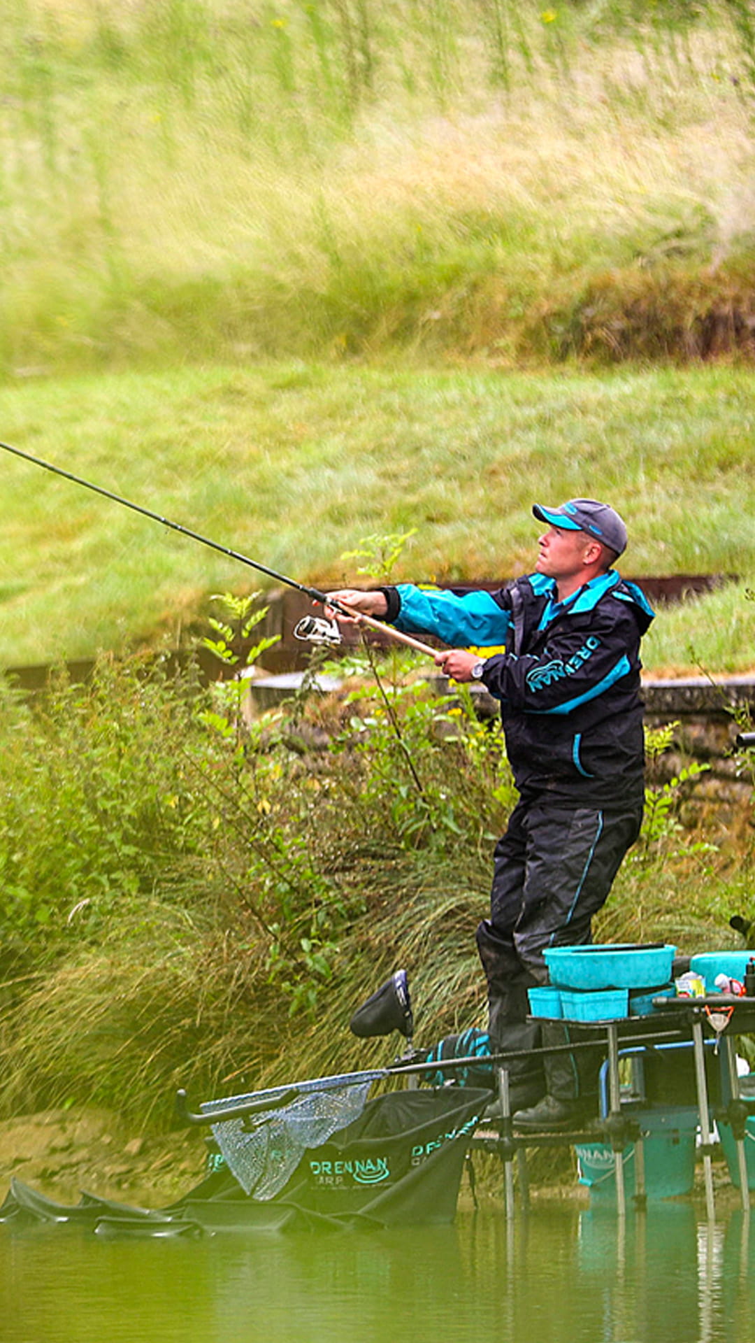 Sgt Barry Bright at the Inter-Services Angling Championships