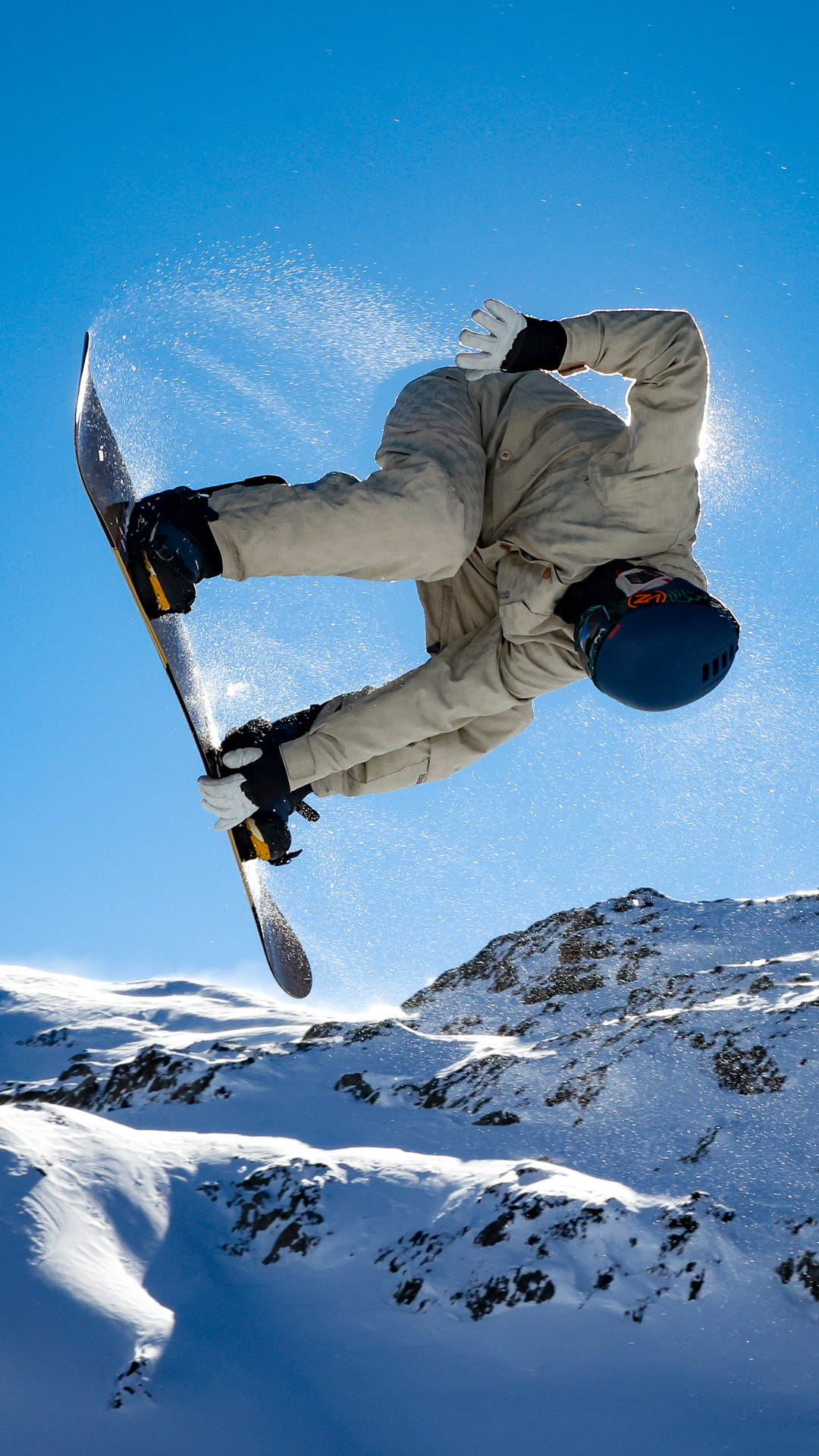 Pictured here are members of the Royal Navy and Royal Marines competing in the Snowboard Slopestyle competition.