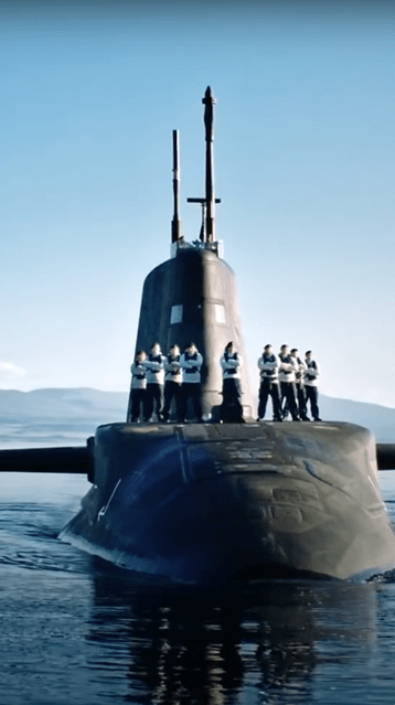 submarine surfacing
