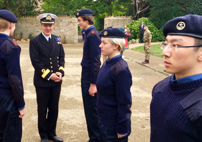 Royal Navy expands the CCF at Wells Cathedral School