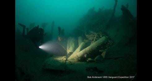 ivers shed light on wreck of Royal Navy’s worst wartime accident