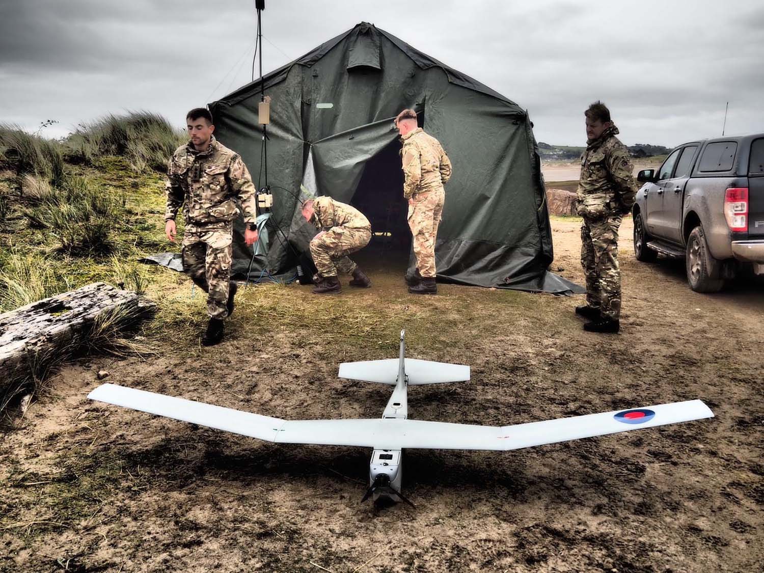Royal Navy’s drones trials team take to sea