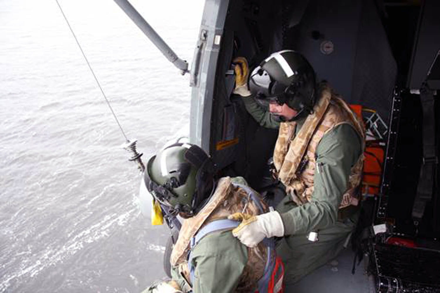 Flying Tigers practise lifesaving exercises