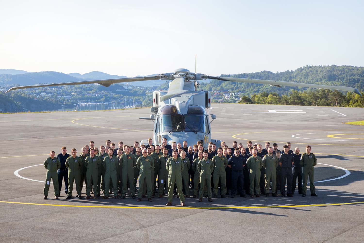 Green Eel 2025 Air and ground crew from 814 and 824 naval air squadrons