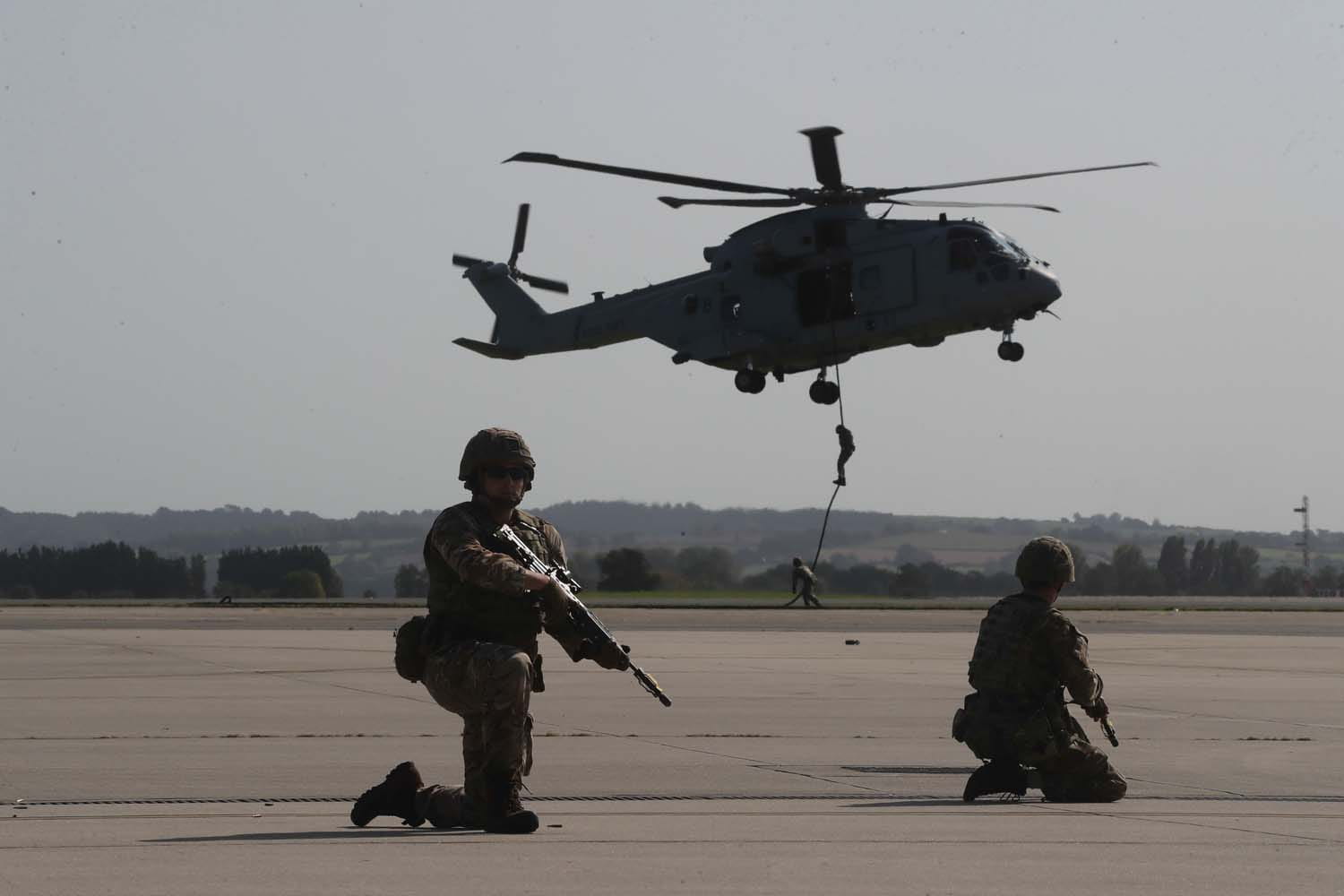 Royal Marines fliers ready for front-line action after demanding training
