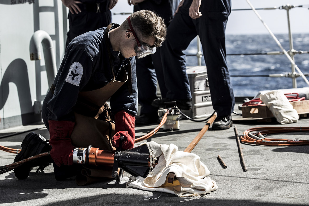 Navy's apprenticeship scheme labelled 'outstanding' by government inspectors