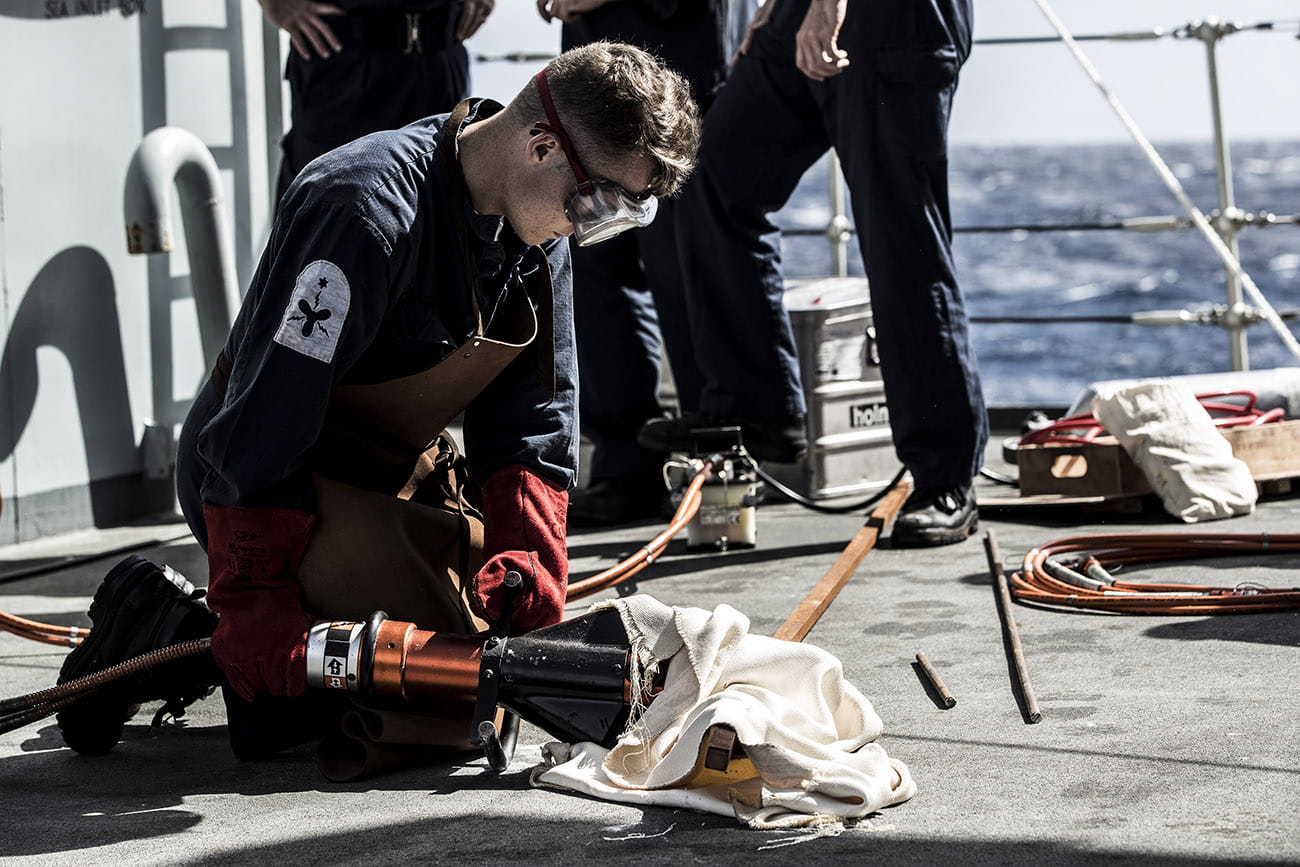 Navy's apprenticeship scheme labelled 'outstanding' by government inspectors