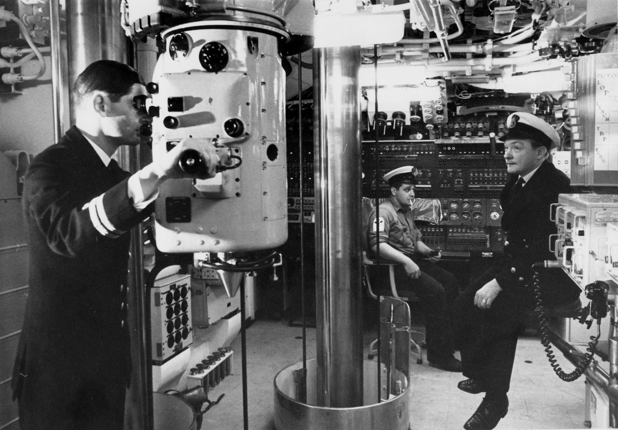 HMS Resolution control room