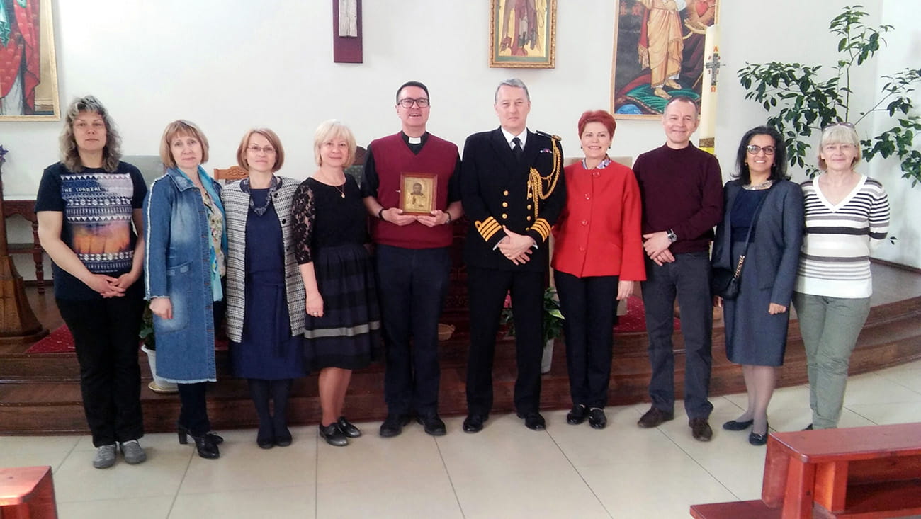 Wartime icon returned to Russia after protecting sailors on Arctic convoys