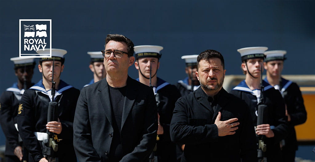 Ukrainian President hails UK’s unwavering support on visit to Portsmouth Naval Base   www.royalnavy.mod.uk