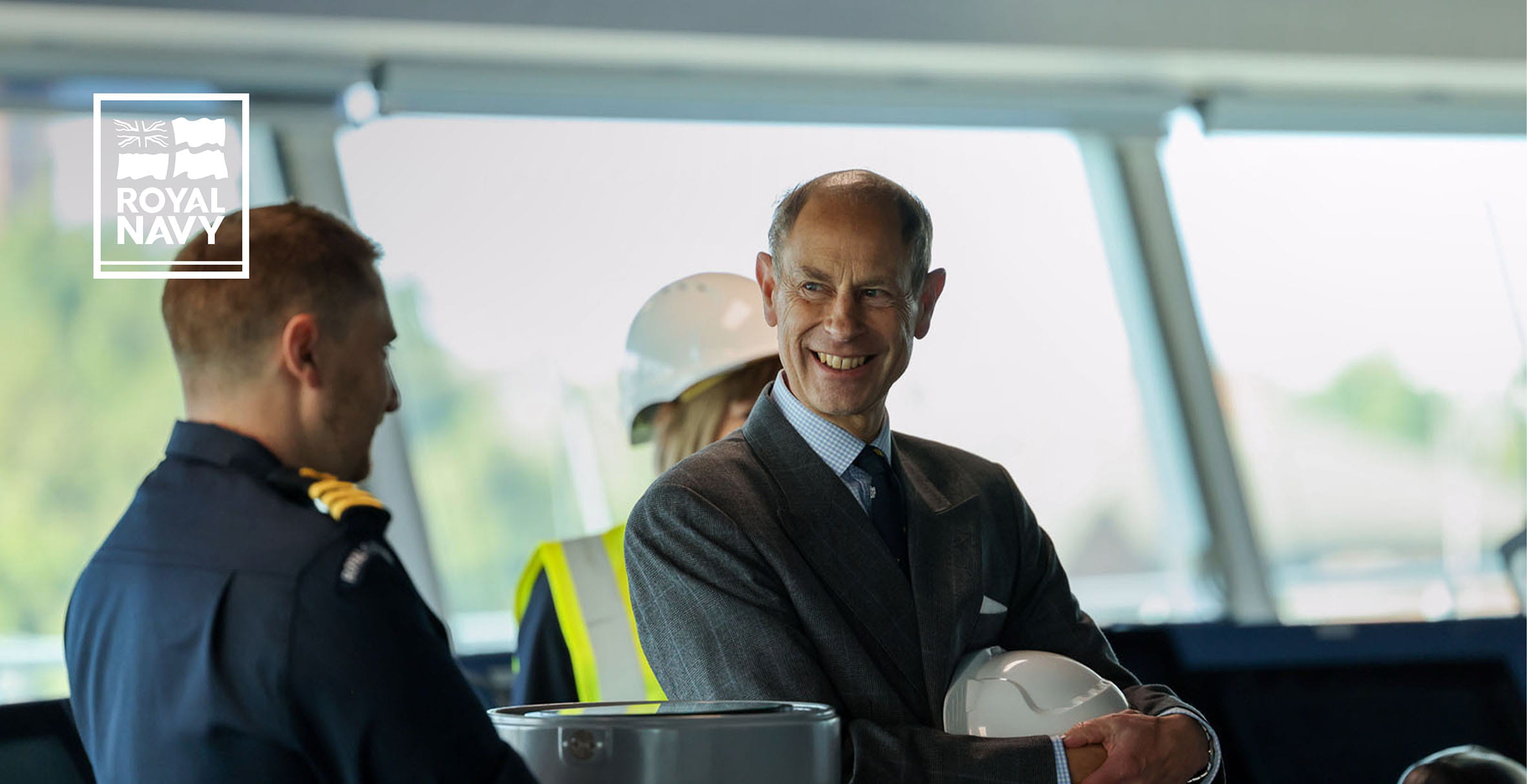 HRH Duke of Edinburgh tours naval tanker RFA Tidesurge on Merseyside visit   www.royalnavy.mod.uk