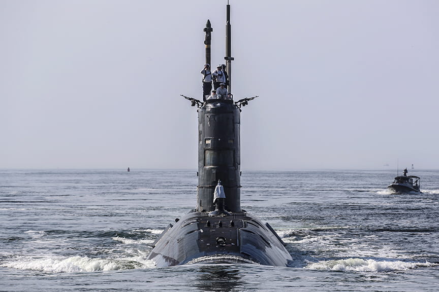 HMS Trenchant worked with vessels from 13 nations