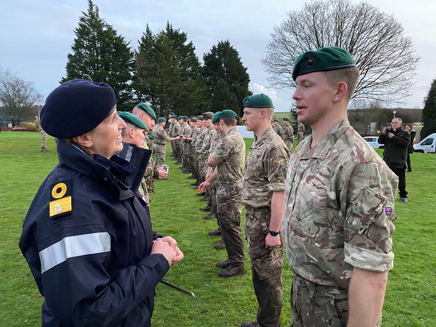 Cdre Mel Robinson and Reservist