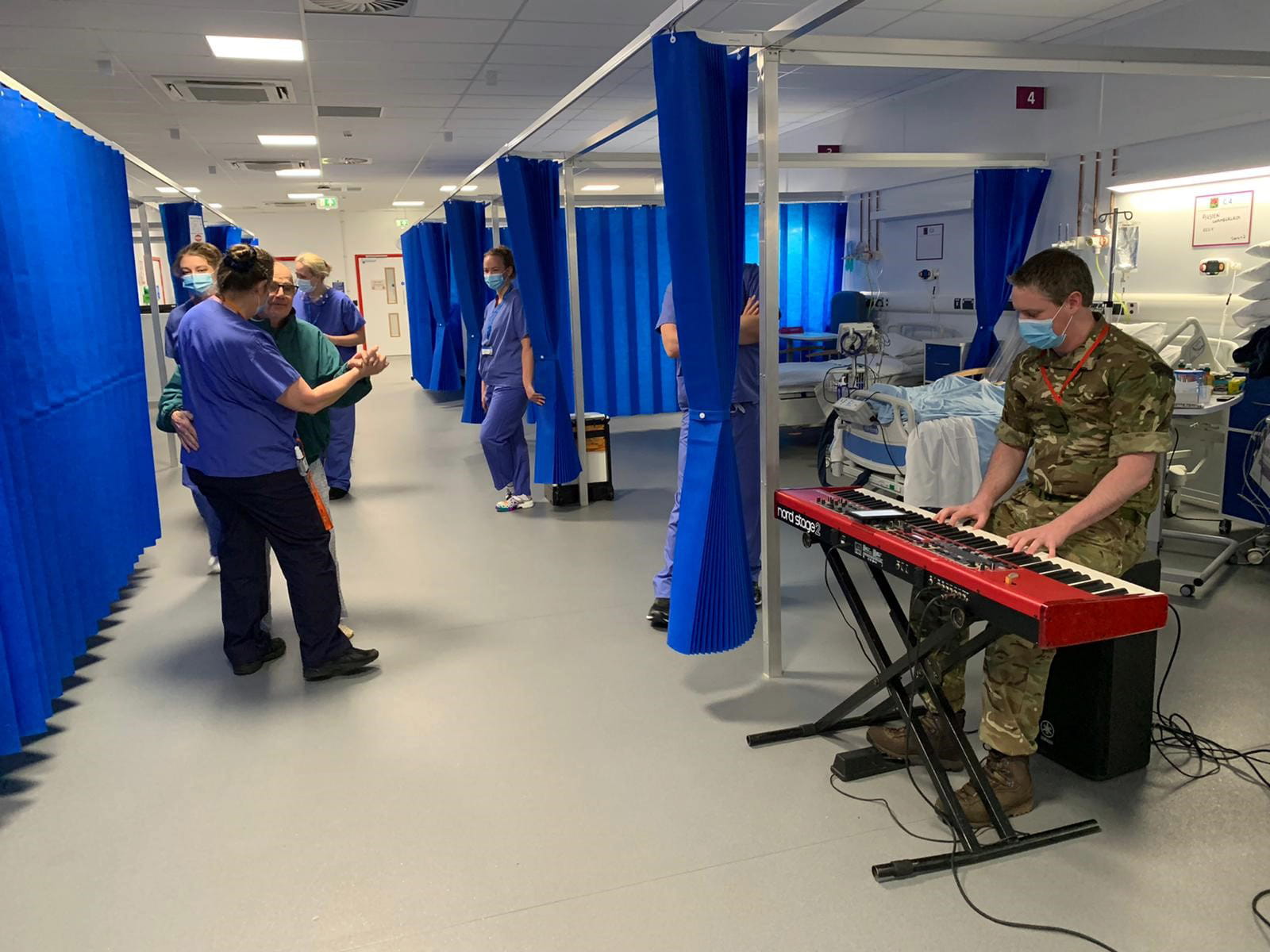 Dancing on the ward in Exeter