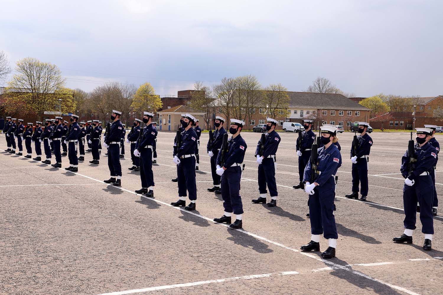 Sailors and Royal Marines have joined counterparts from the other services in rehearsals for the funeral of His Royal Highness The Duke of Edinburgh.