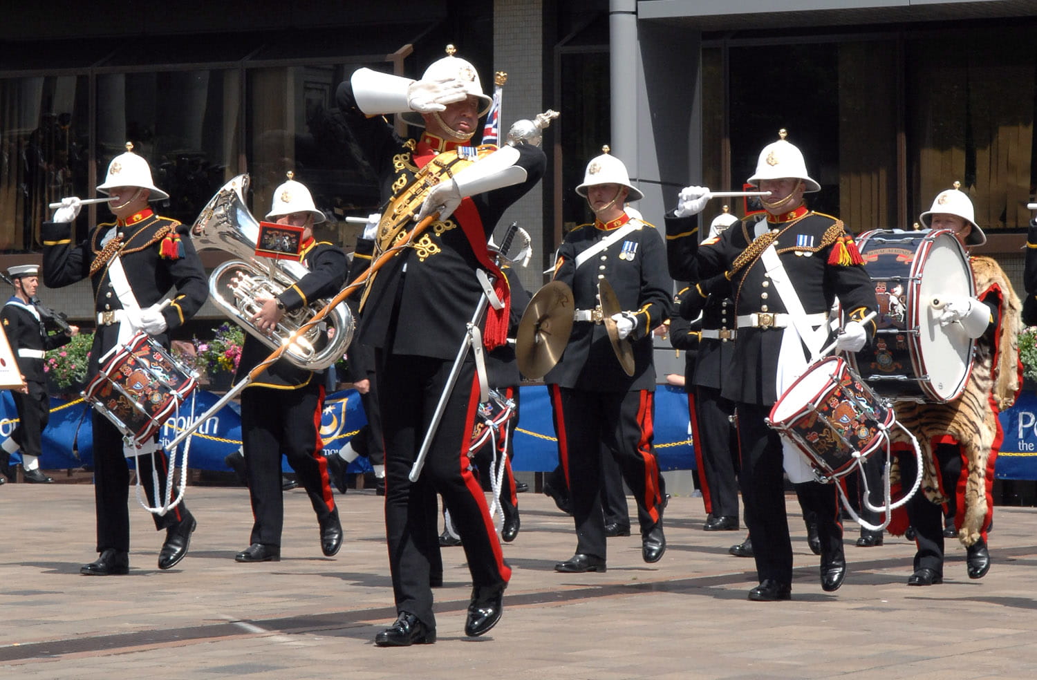 Freedom parade by HMS King Alfred in 2011