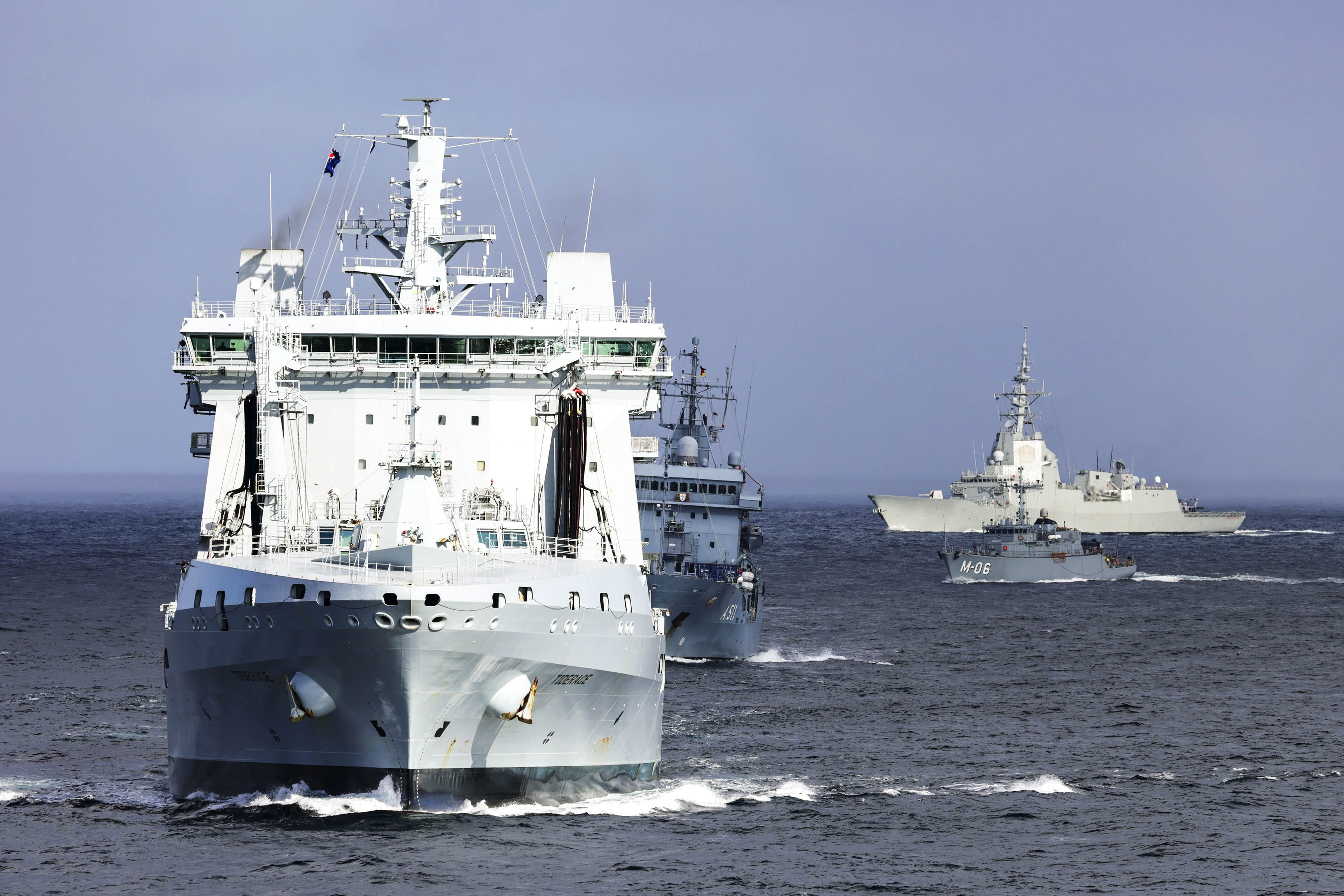 RFA Tiderace is visiting Guernsey this weekend