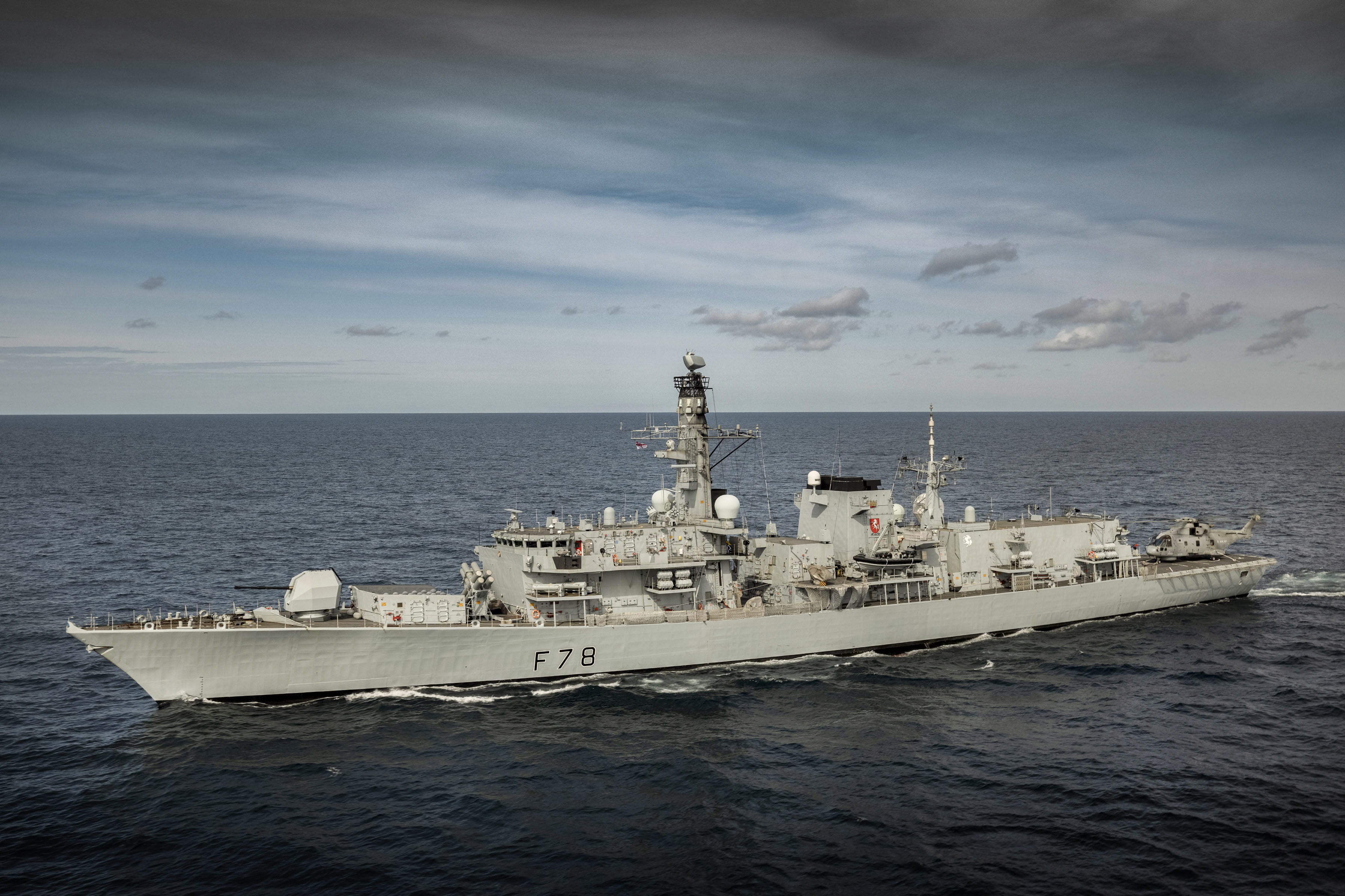 Frigate HMS Kent is taking part in Joint Warrior