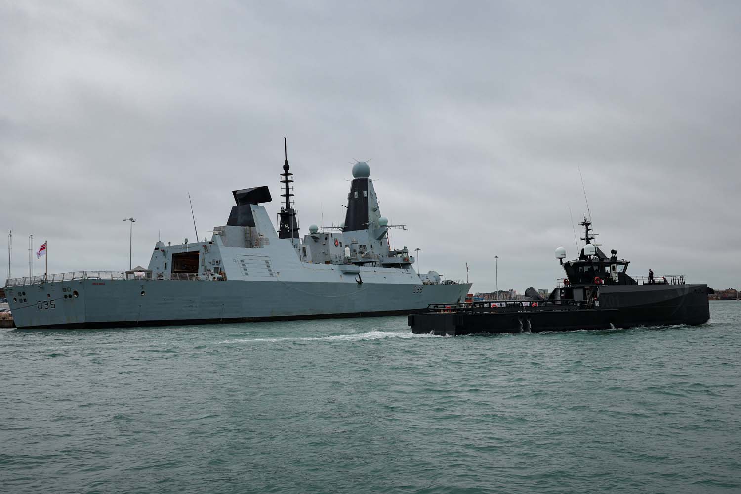 Experts in innovation take the Royal Navy’s newest vessel to sea