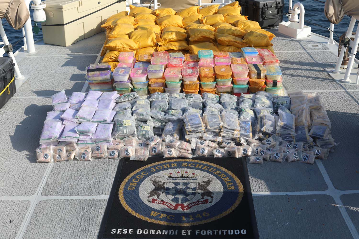 Royal Navy-led task force bags £6.4m drugs in second bust in a month