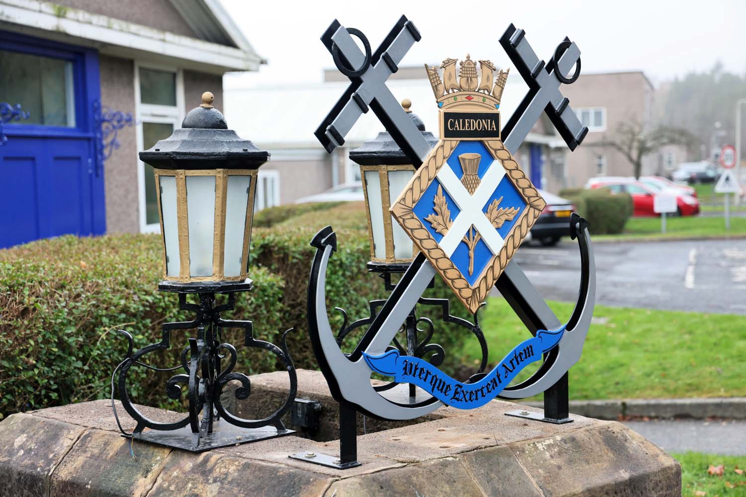 HMS Caledonia Raise their New Anchor