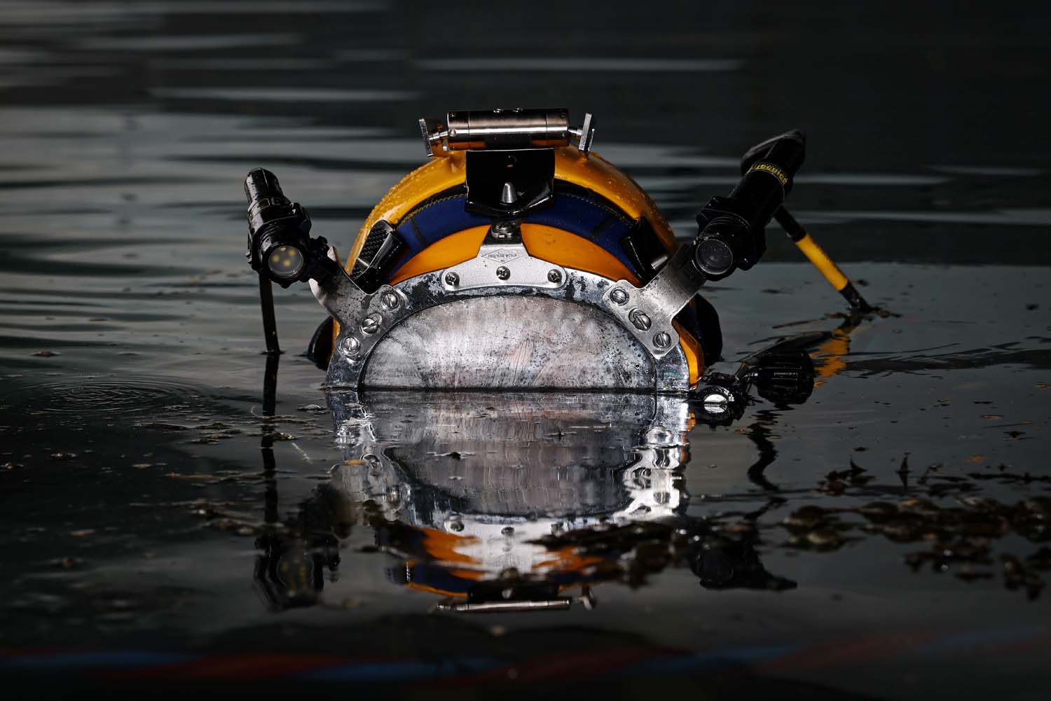 A stock image of a diver