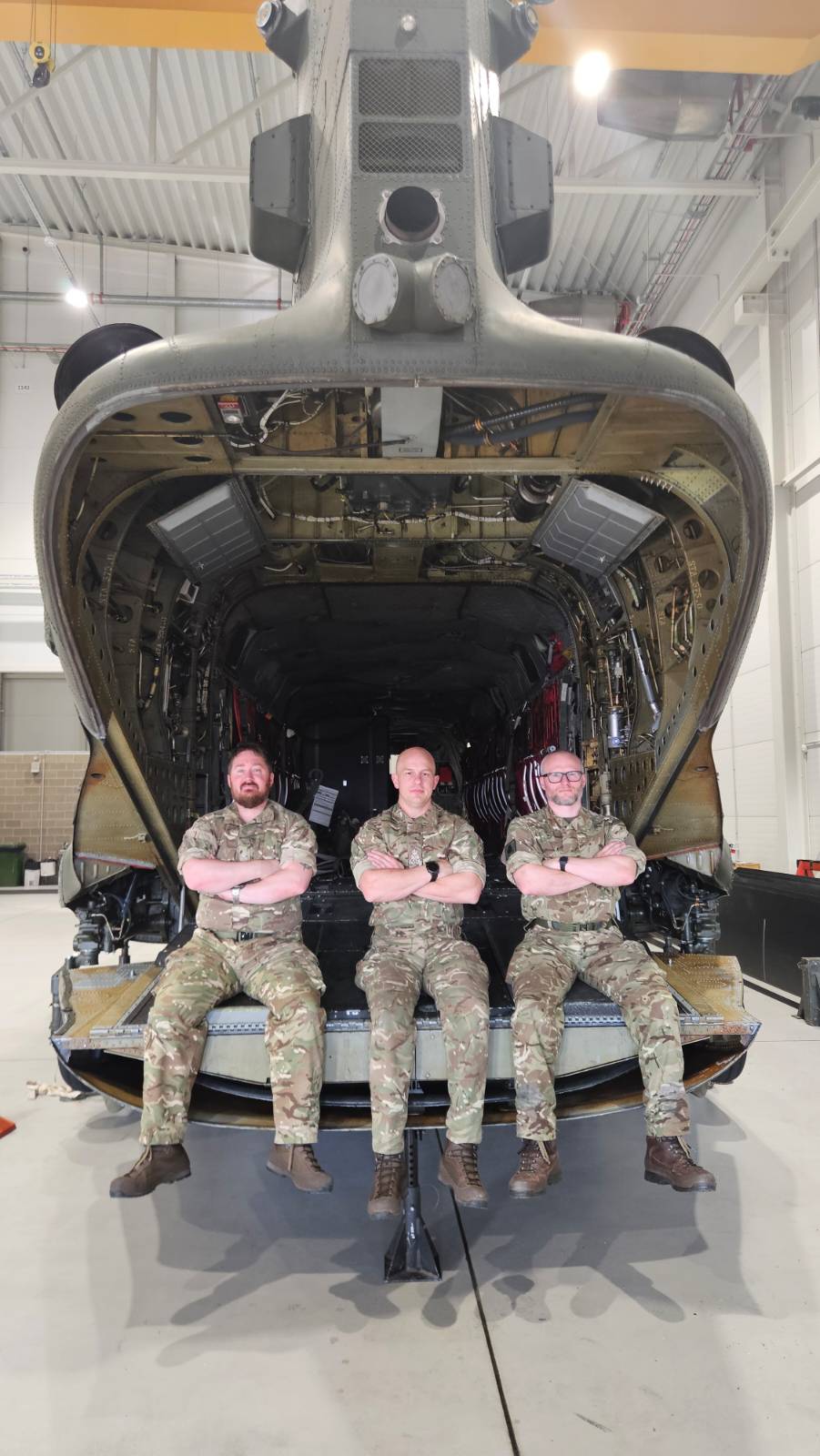 Navy aviation experts complete complex Chinook repair
