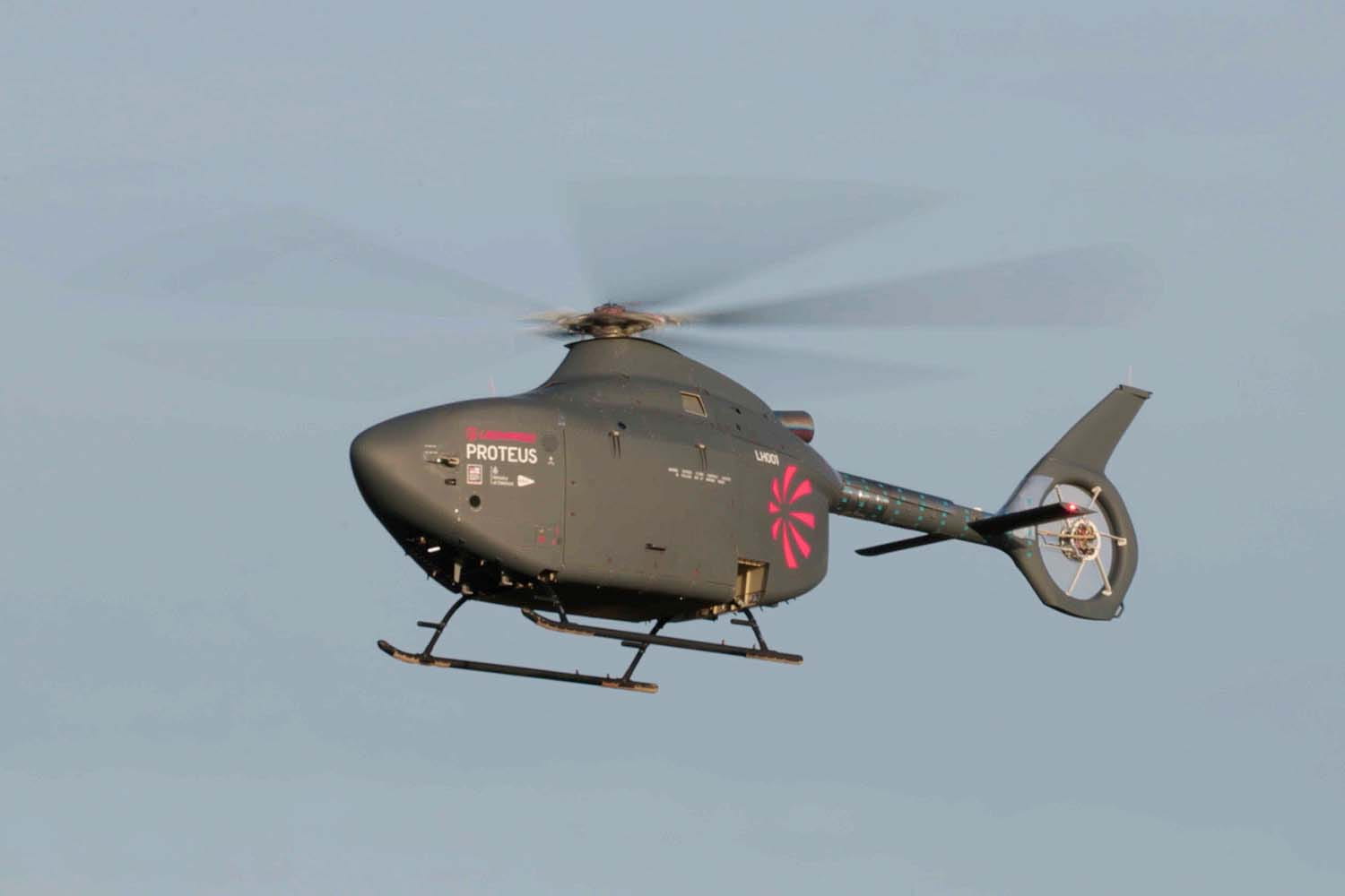 Proteus in flight
