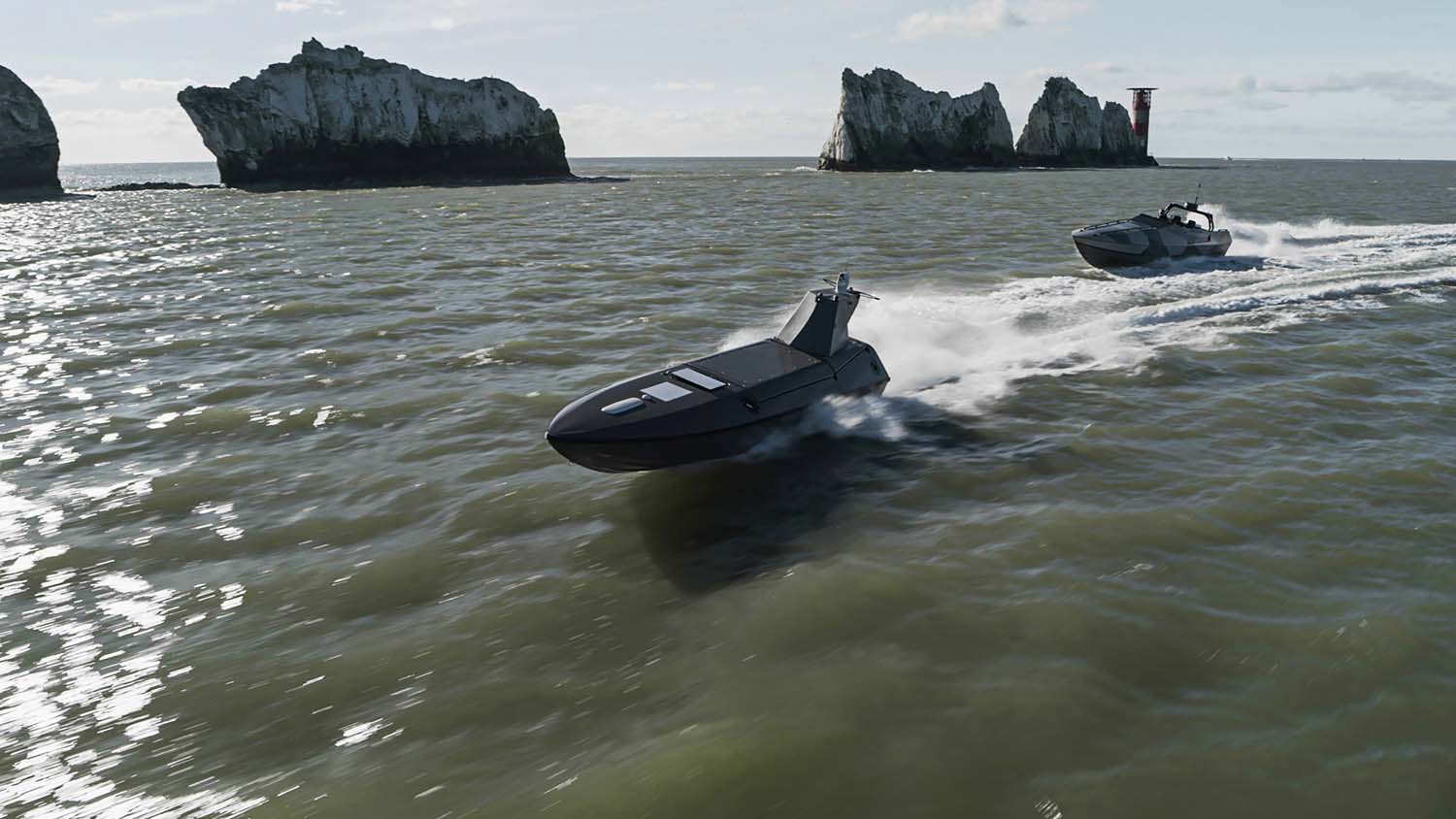 The Royal Navy is set to purchase 20 uncrewed boats after Kraken Works won a procurement contract. Picture: Kraken